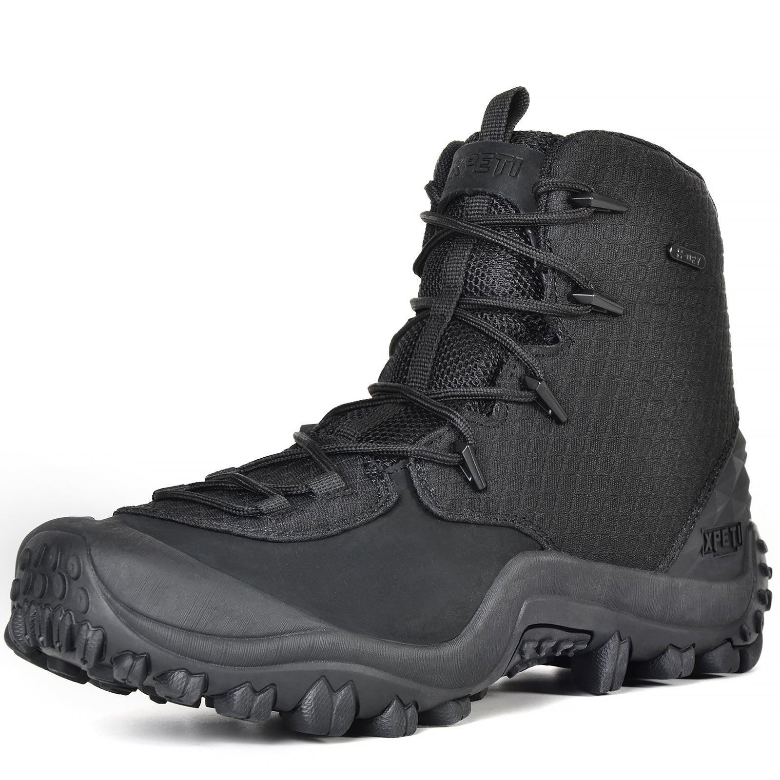 XPETI Men's Bravo leather waterproof Military and Tactical boot