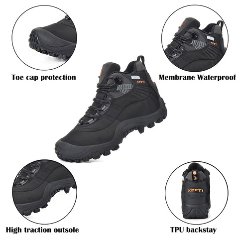 Women's Thermator Hiking Boots Waterproof Lightweight Work Shoes