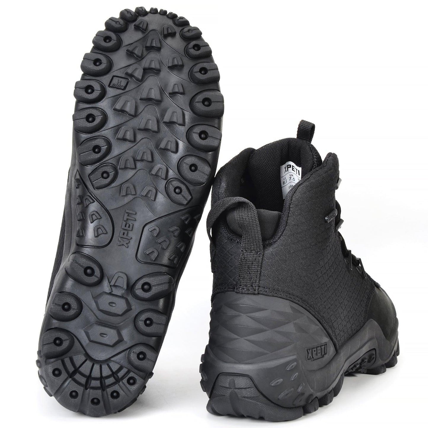 Men's Bravo Leather Waterproof Military Tactical Boots