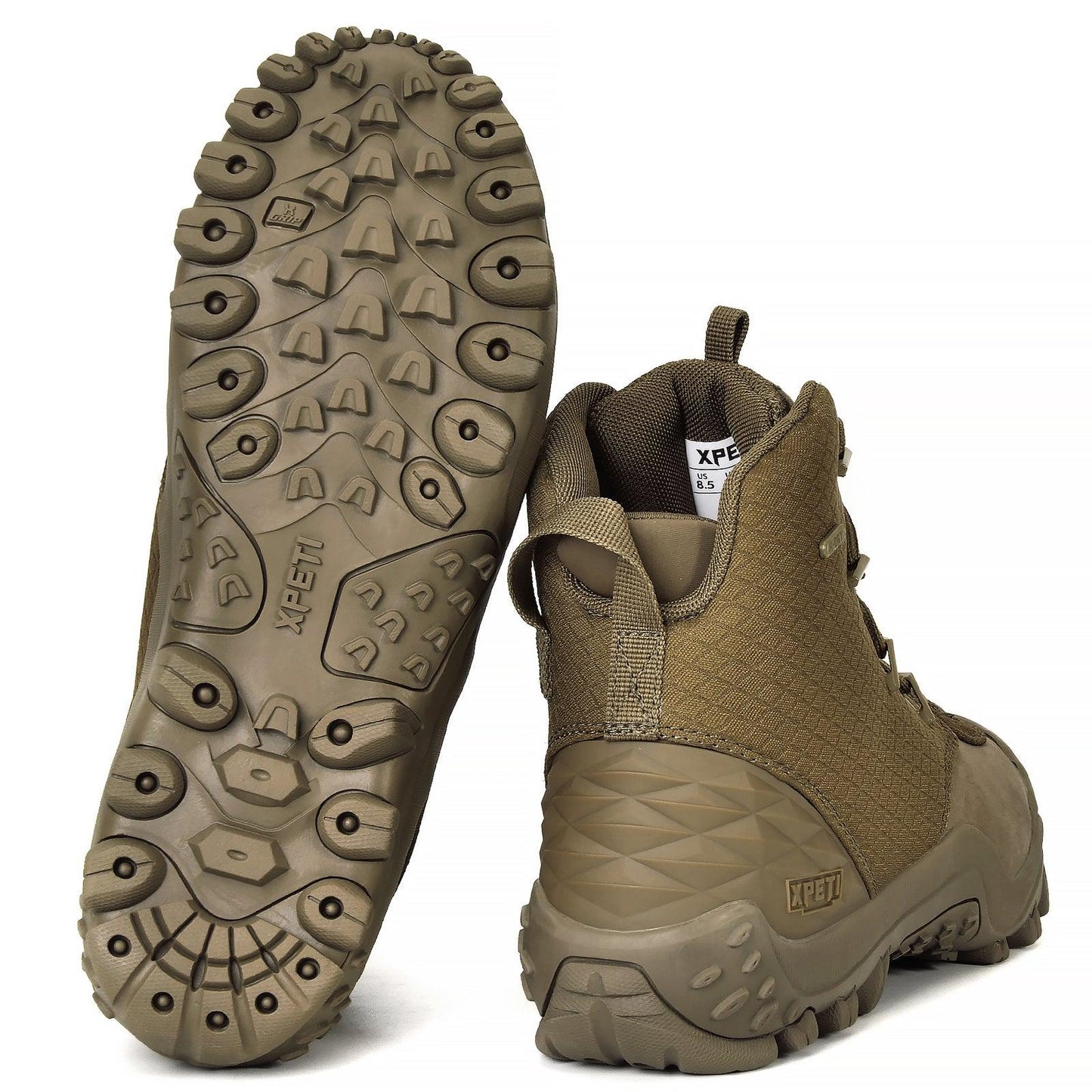 Men's Bravo Leather Waterproof Military Tactical Boots