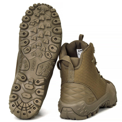 Men's Bravo Leather Waterproof Military Tactical Boots