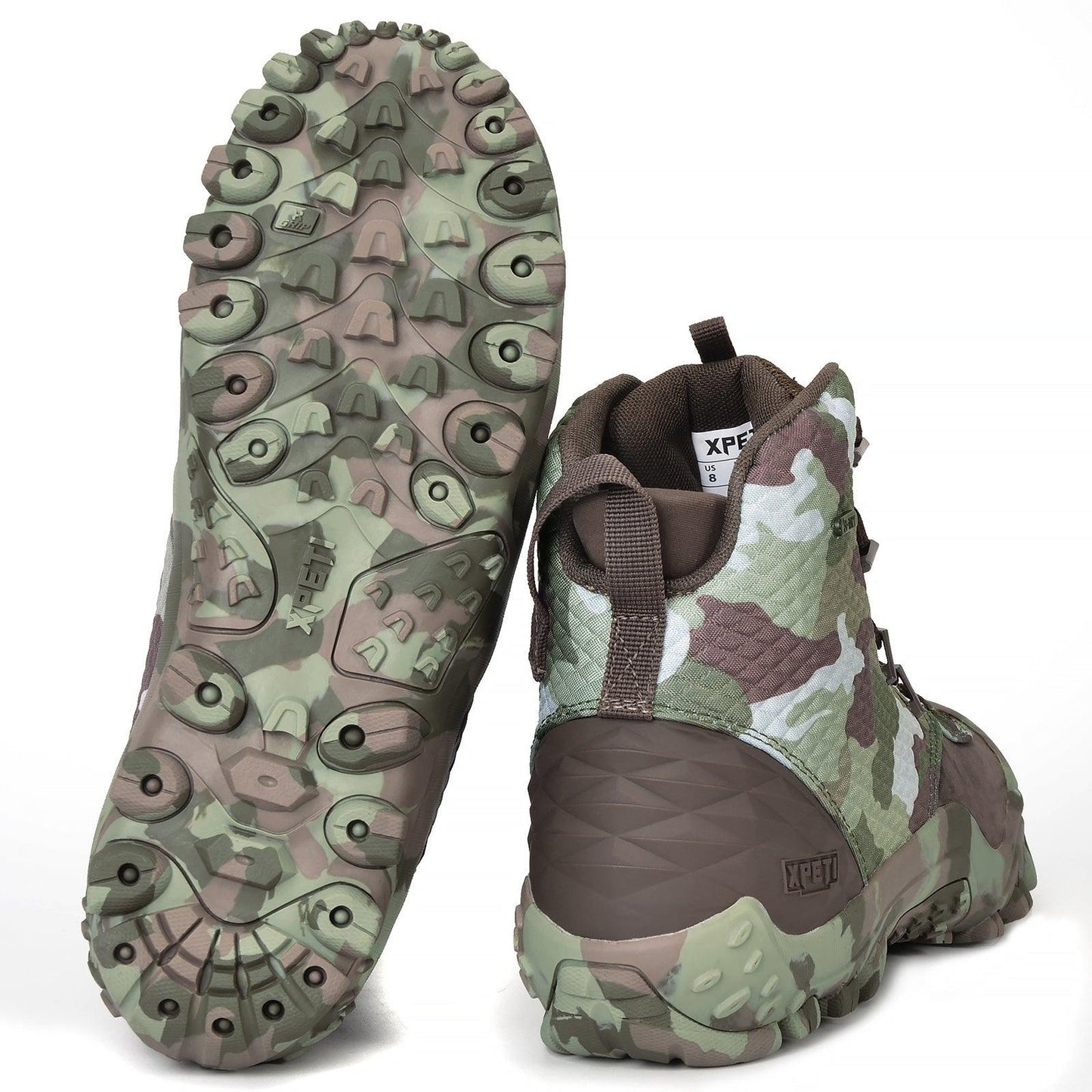 Men's Bravo Leather Waterproof Military Tactical Boots