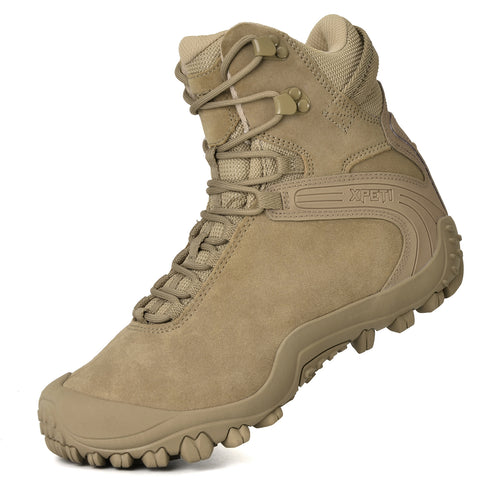 XPETI Men's GRAVEL Military Tactical Boots Hiking