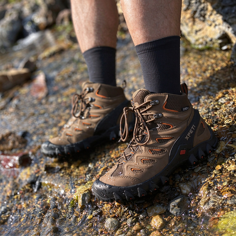 Xpeti hiking boots rugged mountain outdoor trekking footwear