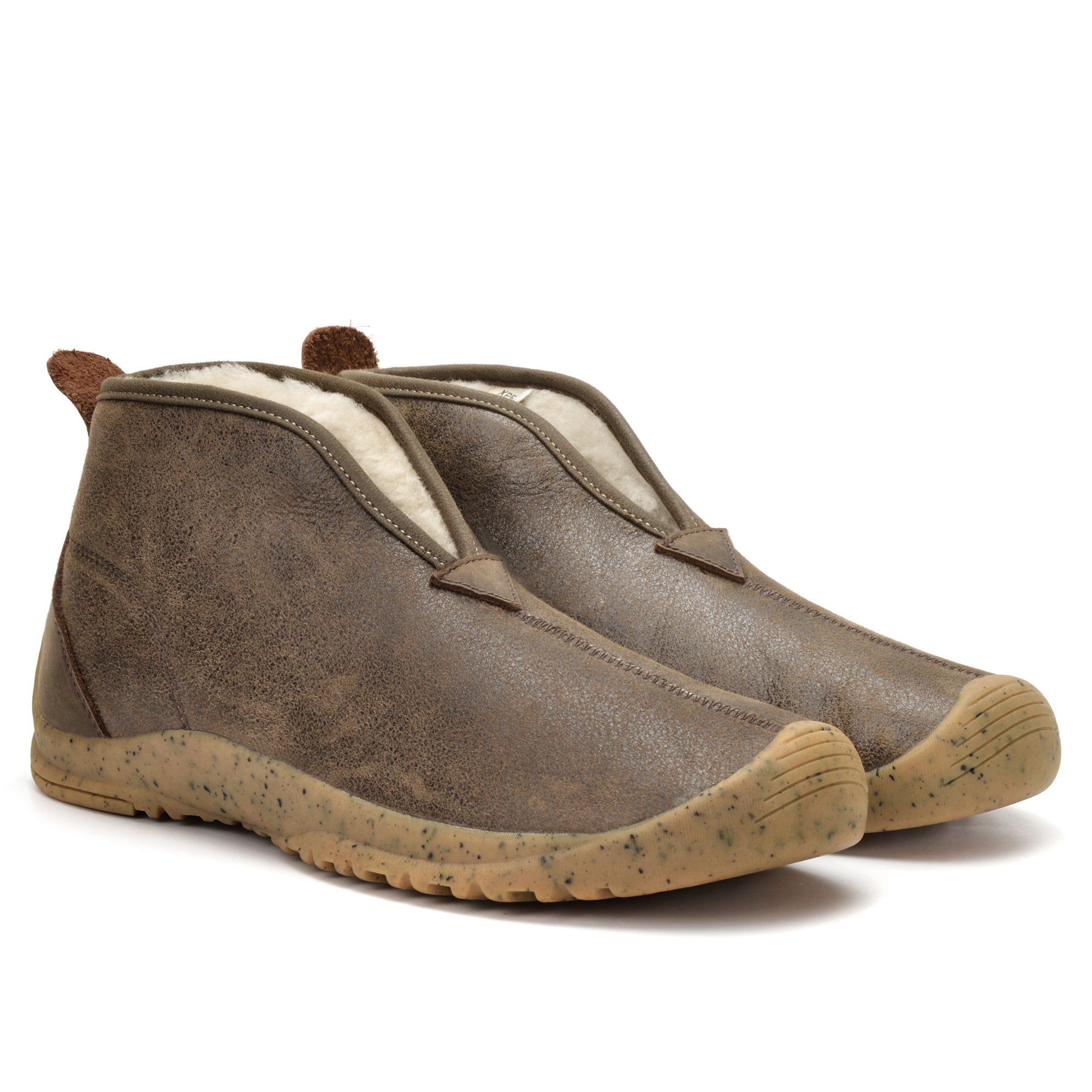 Men's Monks Moc Sheepskin Shoes