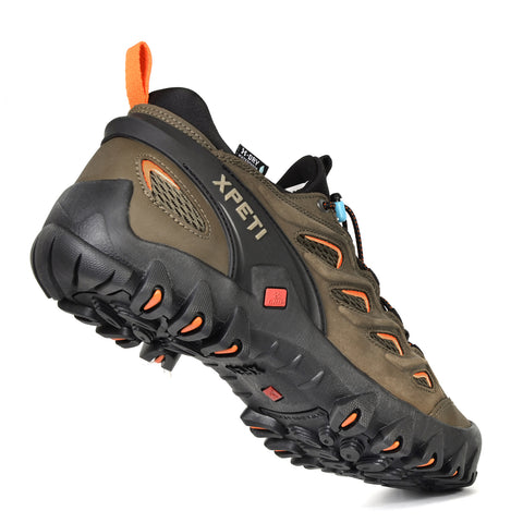 XPETI Men’s Pathfinder Low Stretch Waterproof Hiking Shoes