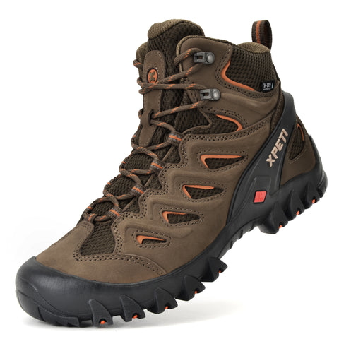 XPETI Men’s Pathfinder MID Waterproof Leather Hiking Boots