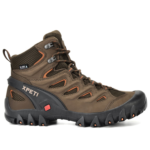 XPETI Men’s Pathfinder MID Waterproof Leather Hiking Boots
