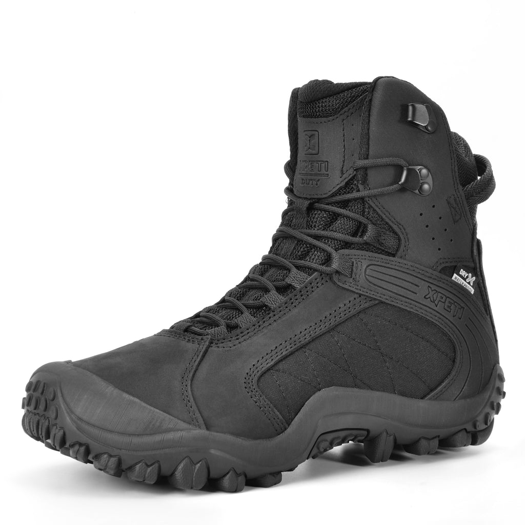XPETI Men's Raptor Tactical Boots Black