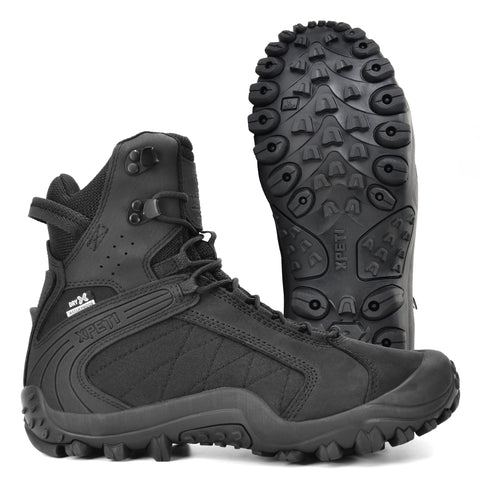 XPETI Men's Raptor Tactical Boots Black