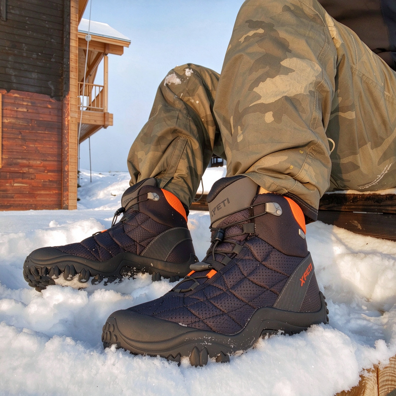 Xpeti winter waterproof snow boots cold weather outdoor footwear